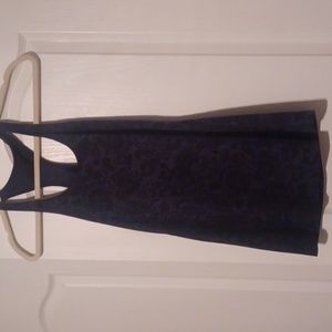 Lululemon navy blue paisley tank